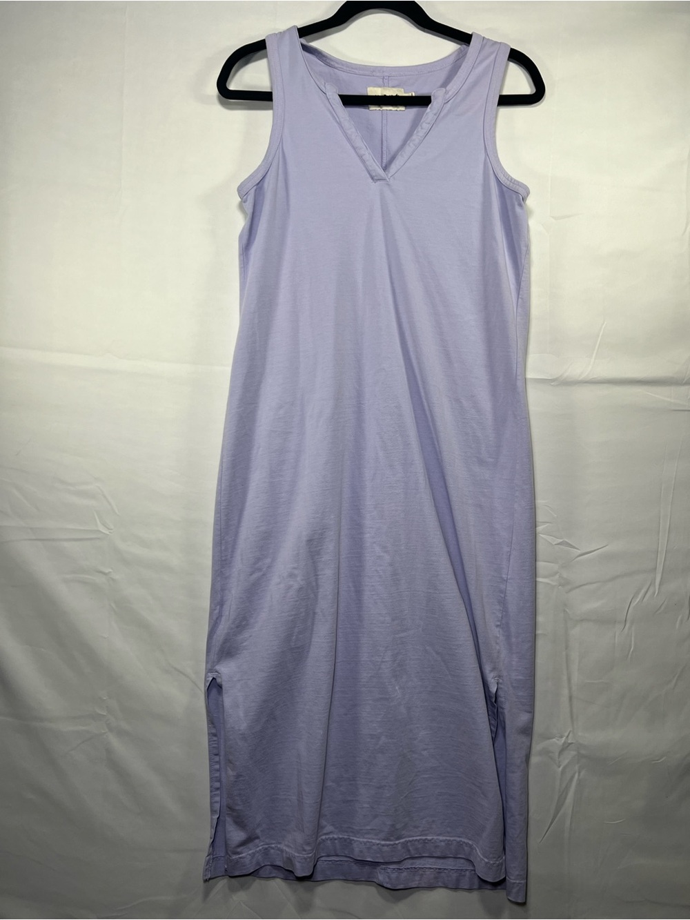 PACT Organic Cotton Lavender Sleeveless Maxi Dress Lavender Purple Small